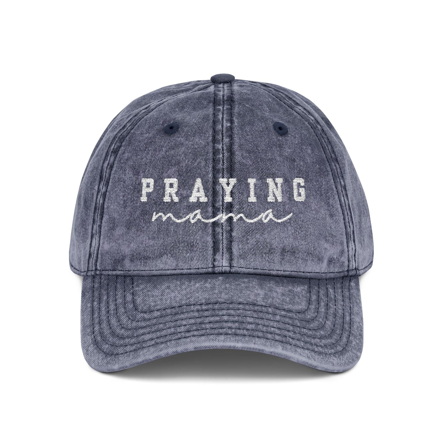 Embroidered Vintage Cap - 'Praying Mama'