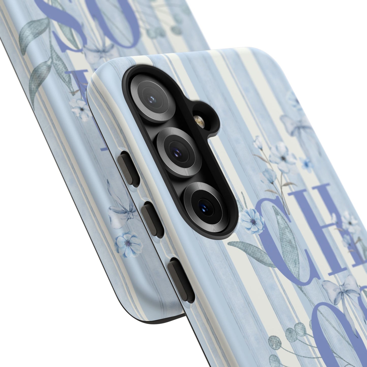 Chosen Preppy Blue Floral Faith Phone Case