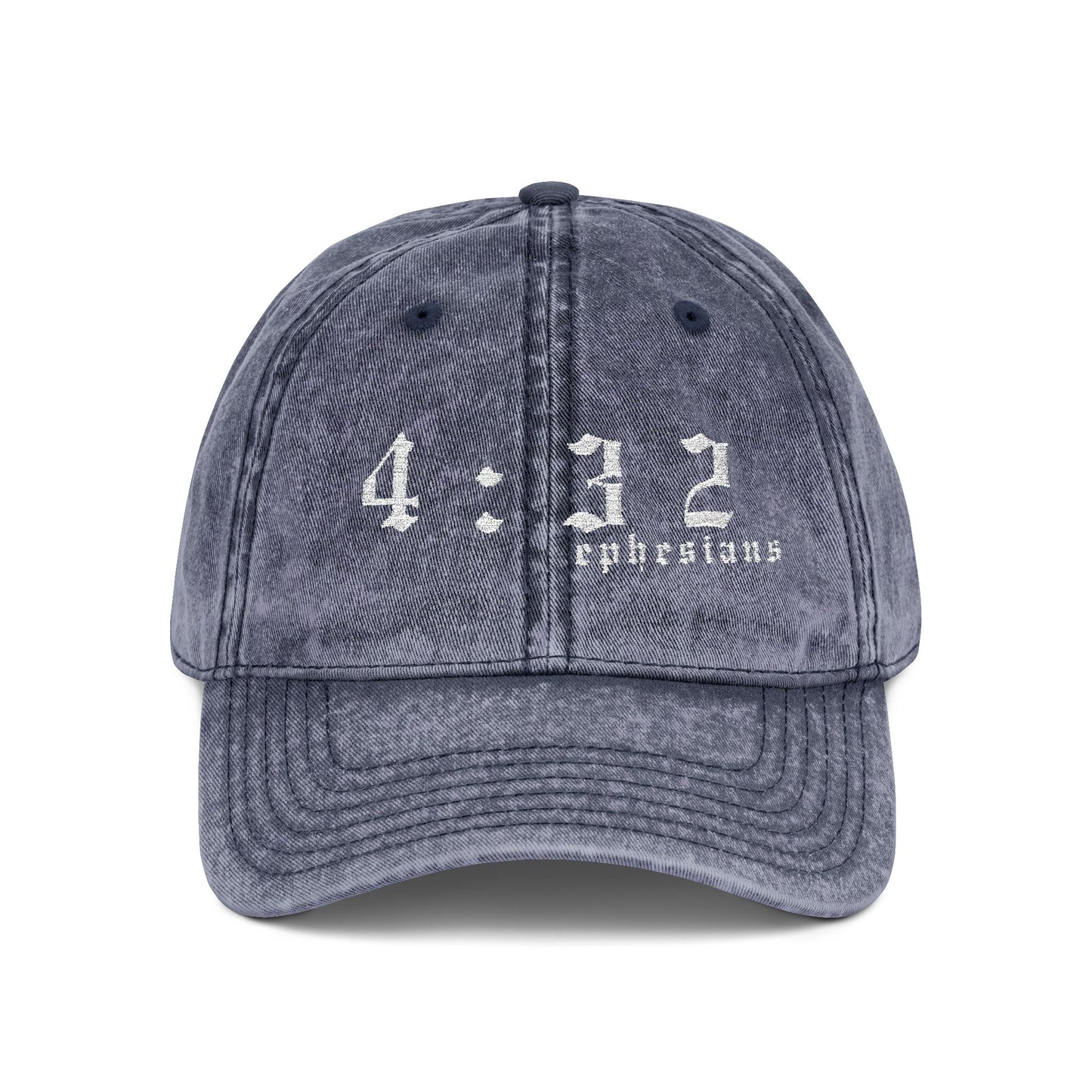 Embroidered Vintage Cap - '4:32 ephesians'