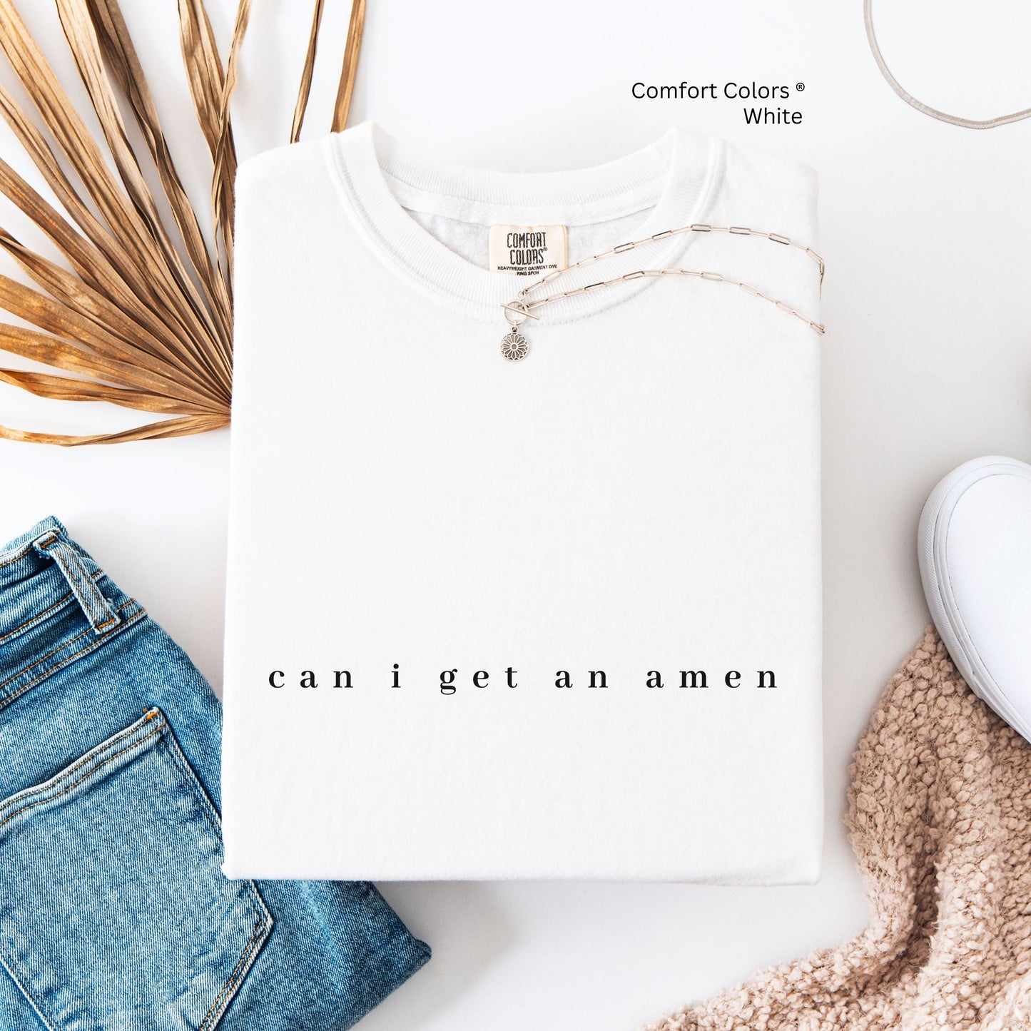 Can I Get an Amen Minimalist Unisex Tshirt