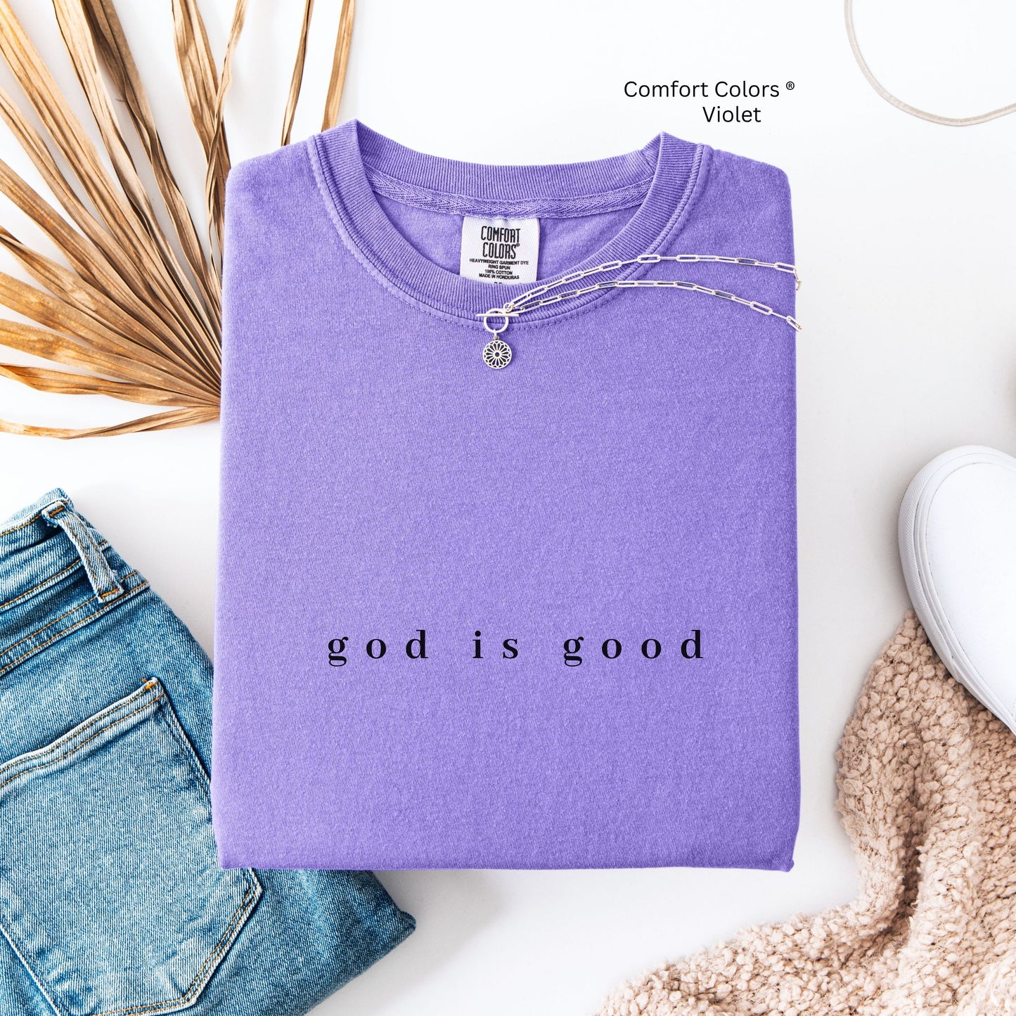God is Good Minimalist Unisex Tshirt