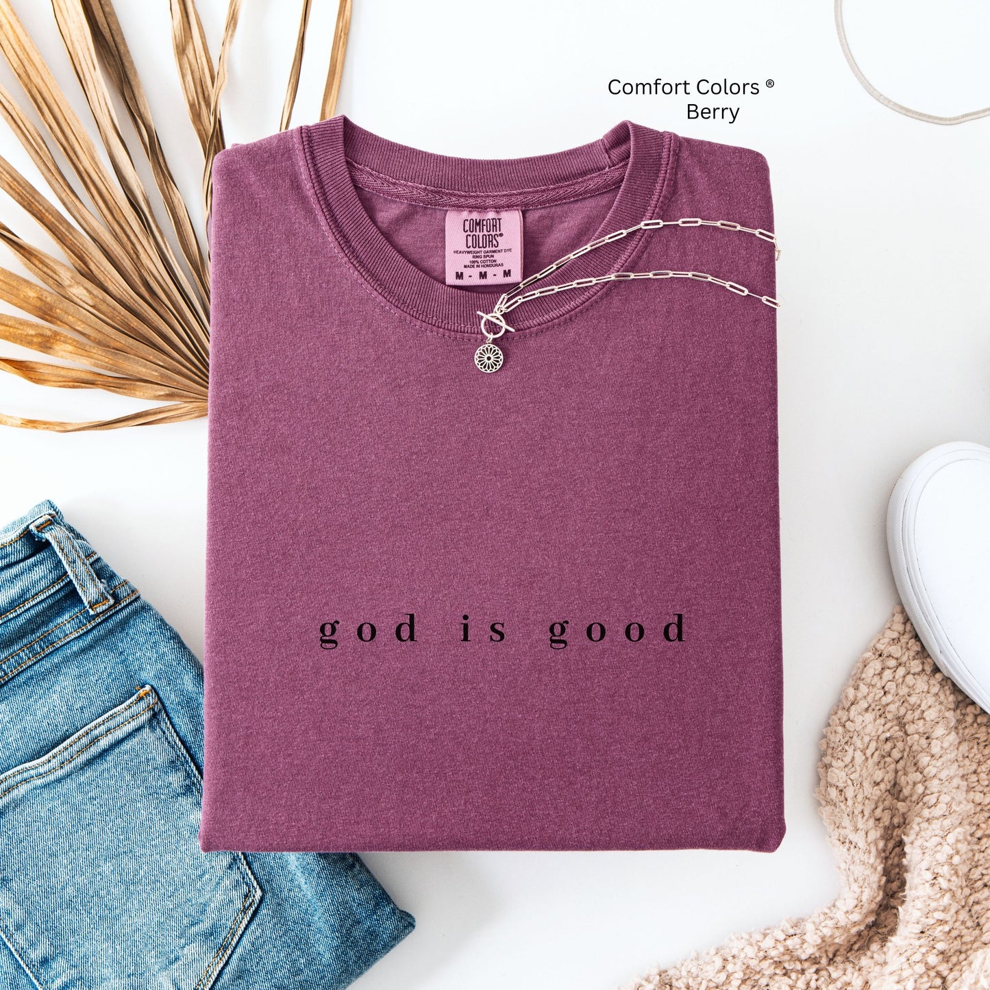 God is Good Minimalist Unisex Tshirt