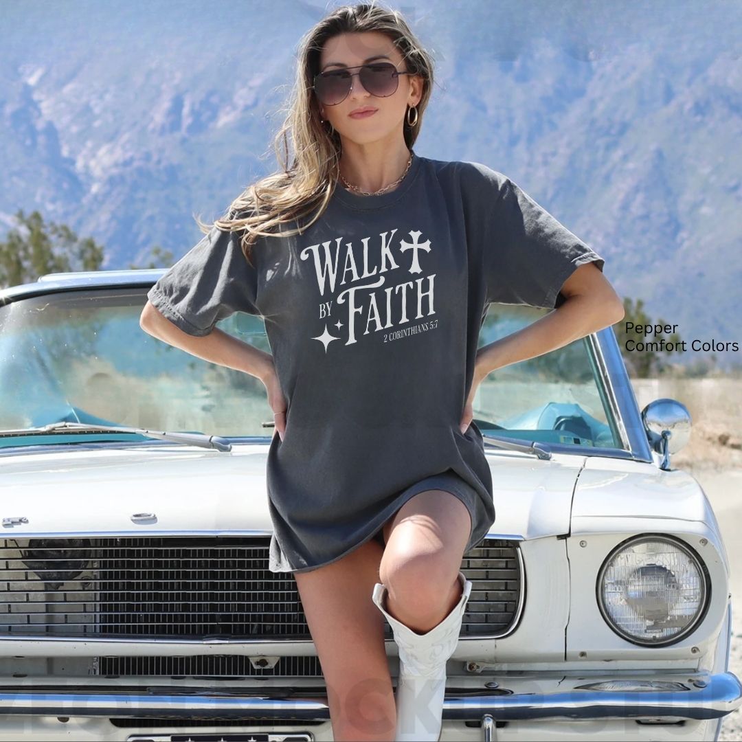 Walk by Faith Unisex Tshirt