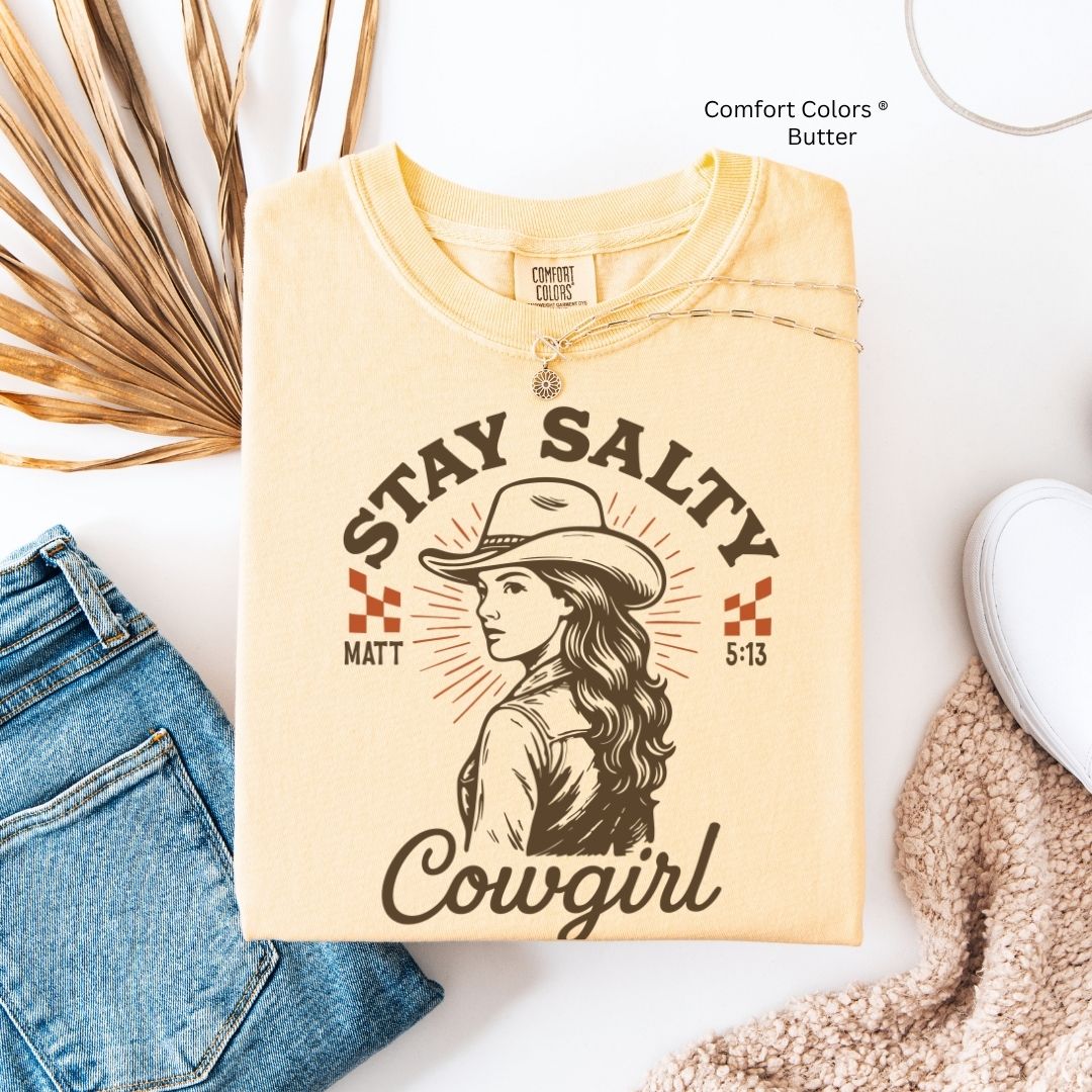 Stay Salty Cowgirl Unisex Tshirt