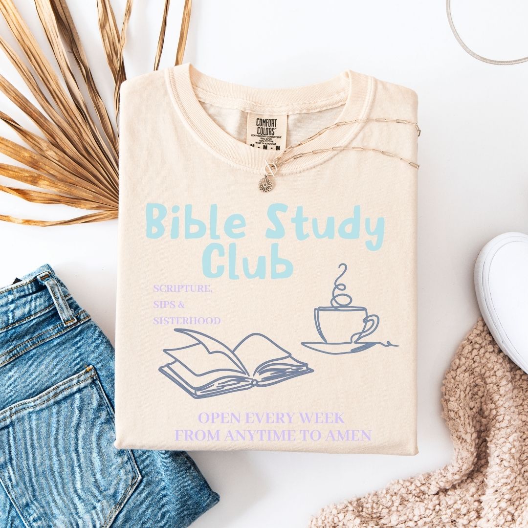 Bible Study Club Books Coffee Unisex T-shirt