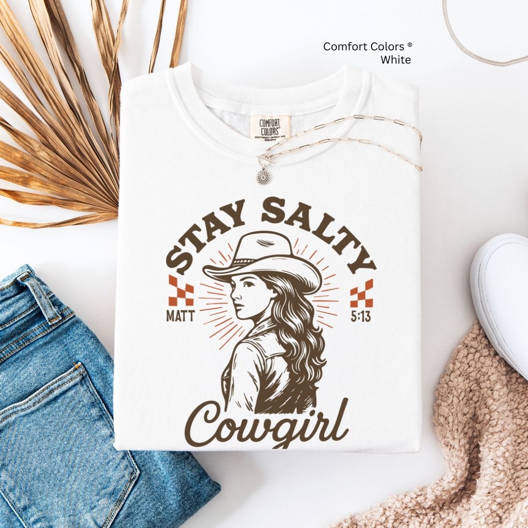 Stay Salty Cowgirl Unisex Tshirt