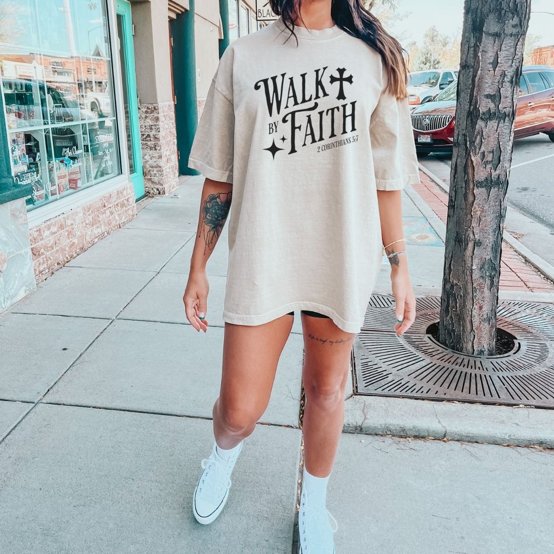 Walk by Faith Unisex Tshirt
