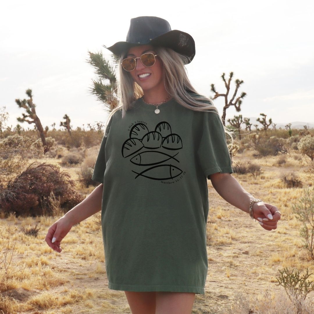 2 Fish 5 Loaves Unisex Tshirt