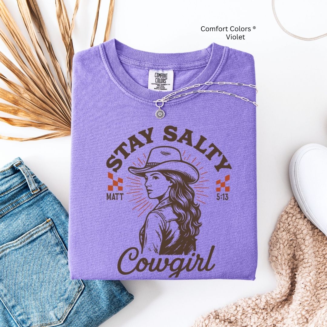Stay Salty Cowgirl Unisex Tshirt