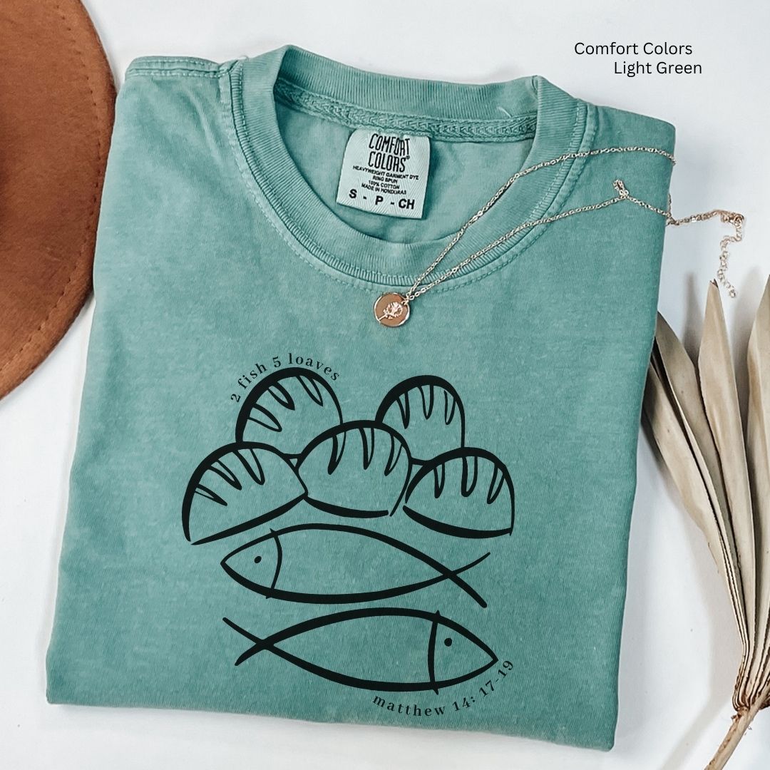 2 Fish 5 Loaves Unisex Tshirt