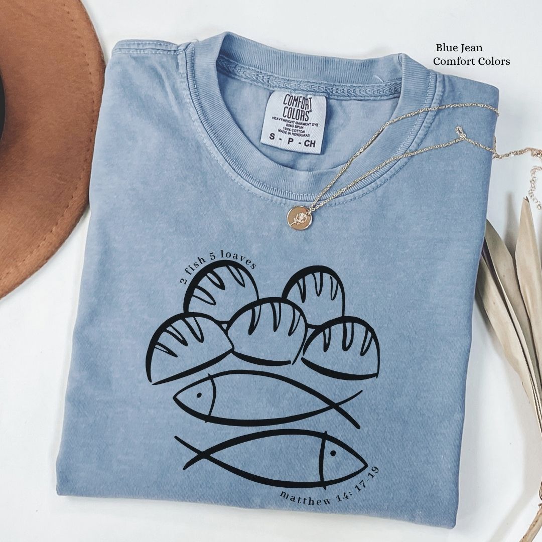 2 Fish 5 Loaves Unisex Tshirt
