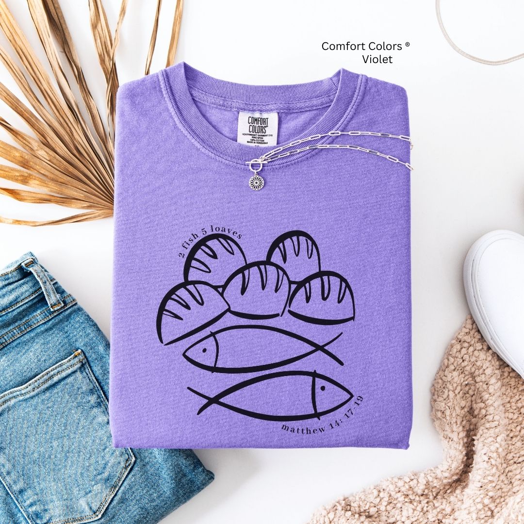 2 Fish 5 Loaves Unisex Tshirt