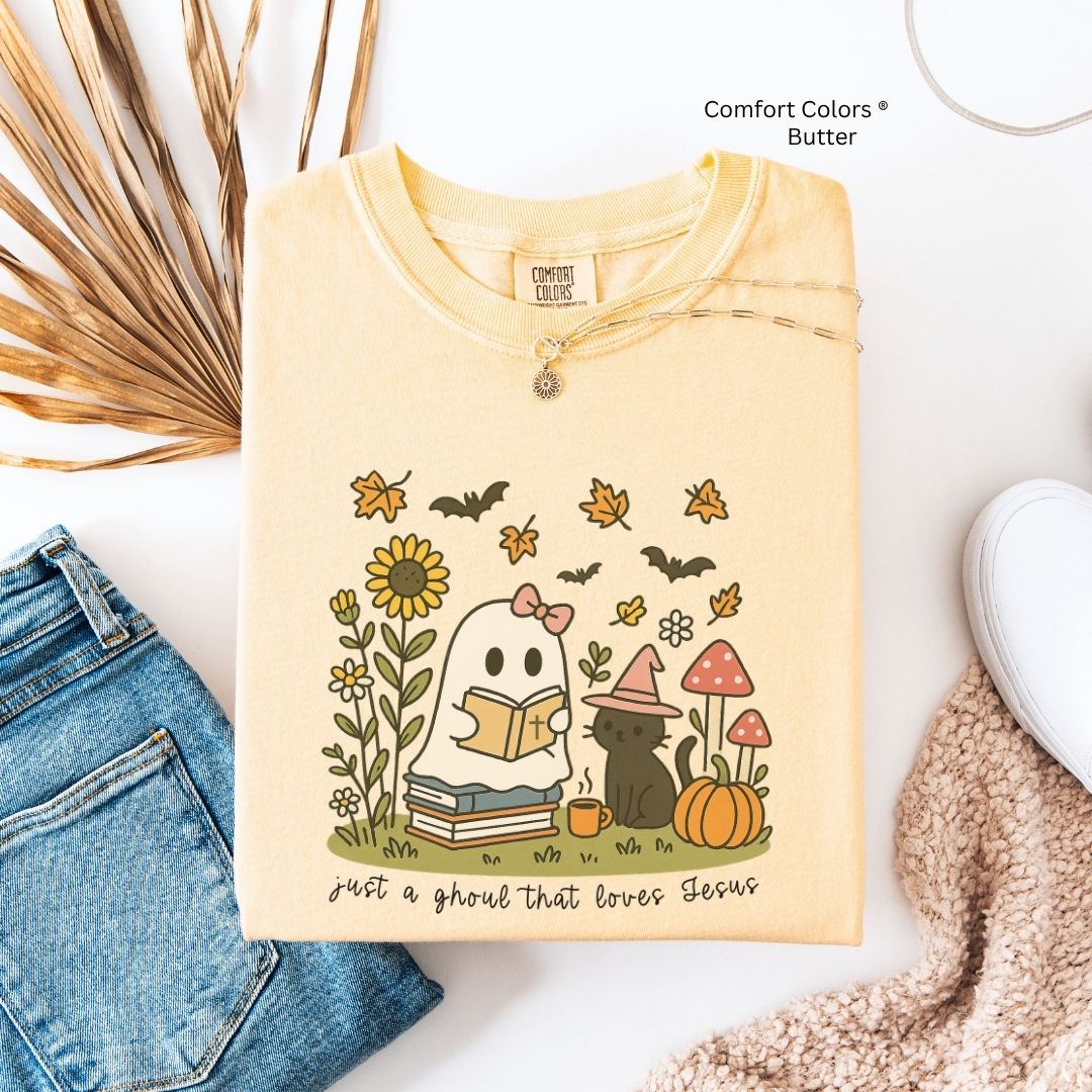 Just a Ghoul Ghost Unisex Tshirt