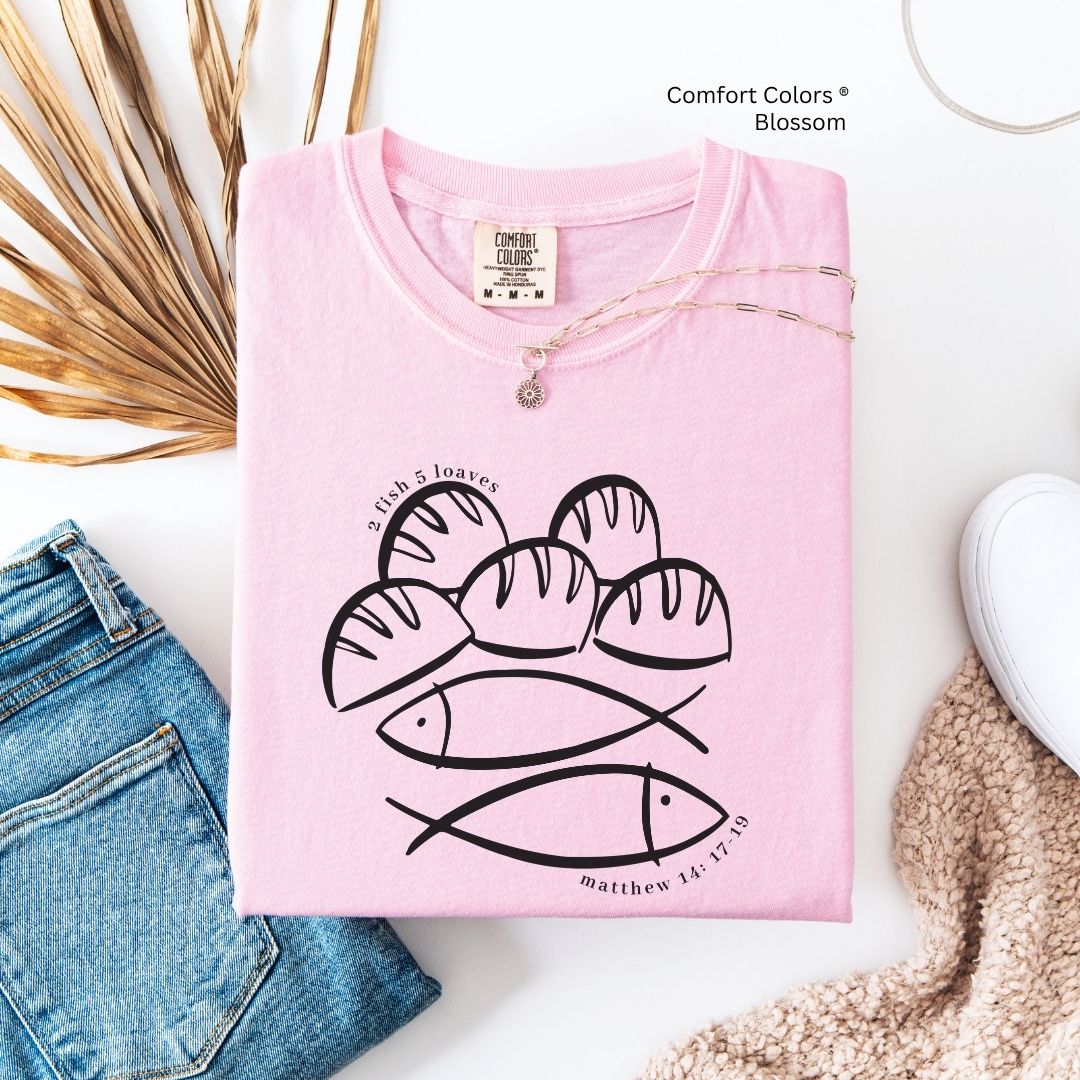 2 Fish 5 Loaves Unisex Tshirt