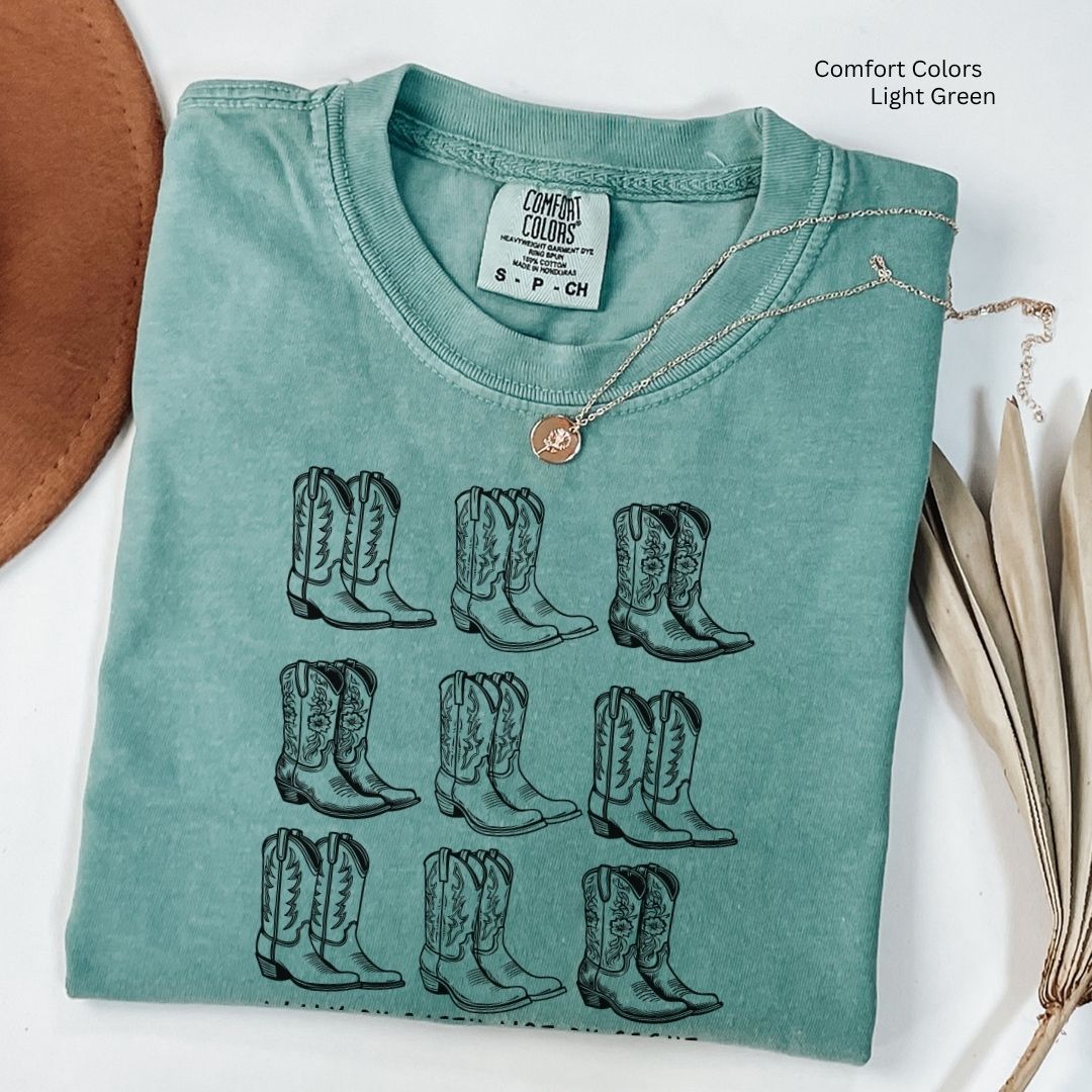 Walk by Faith Boots Unisex Tshirt