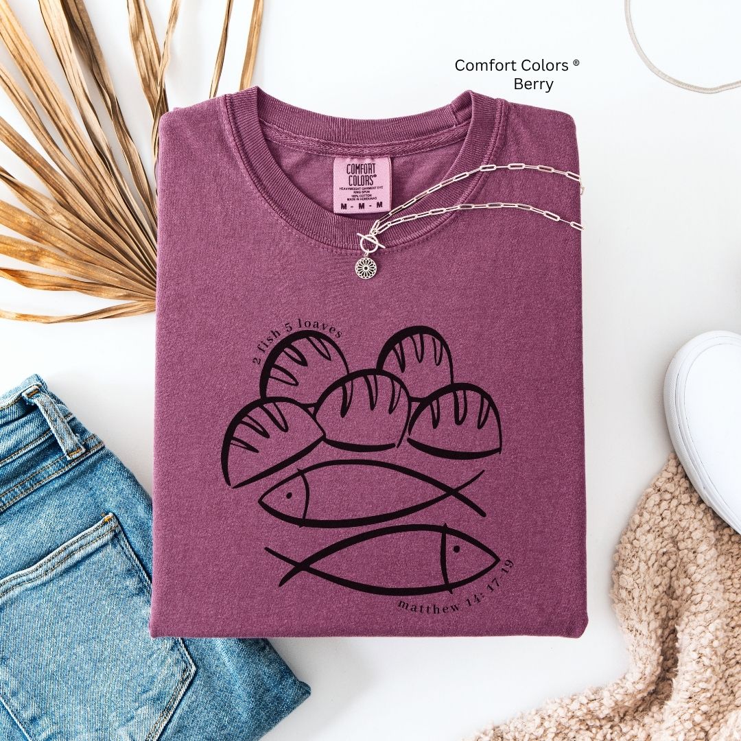 2 Fish 5 Loaves Unisex Tshirt