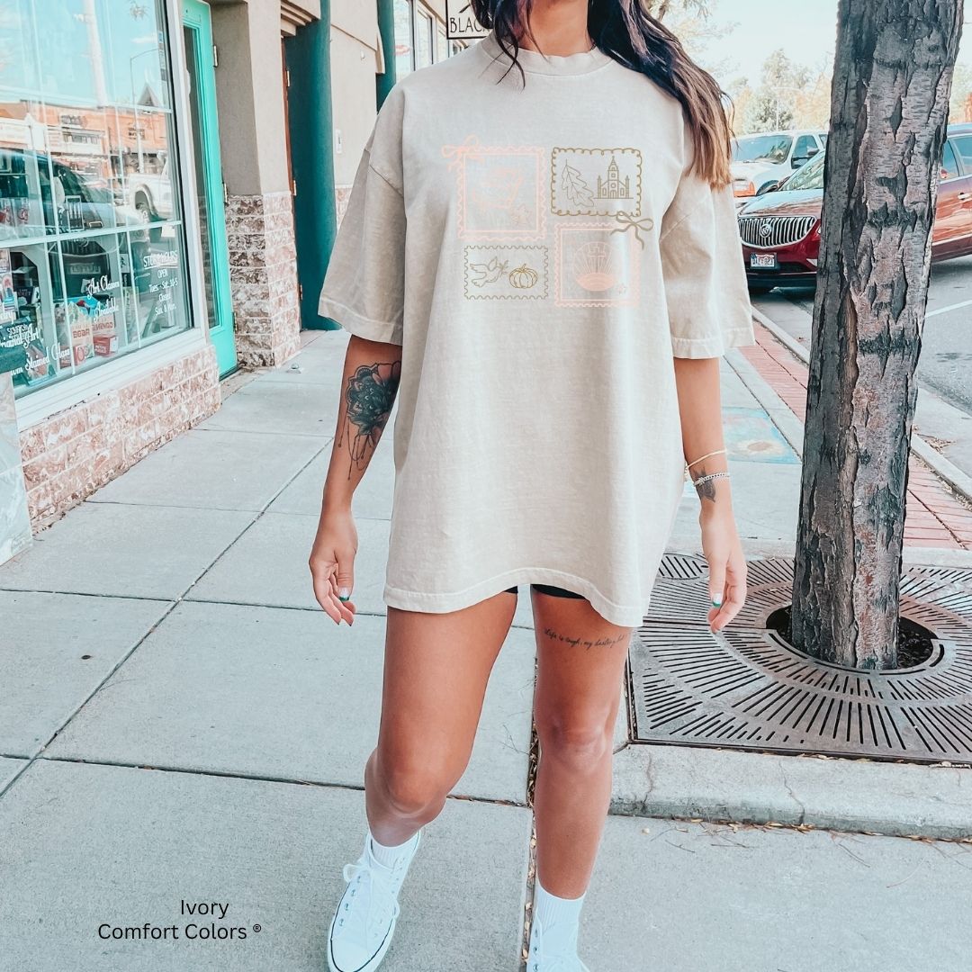 Fall Faith Stamps Unisex Tshirt