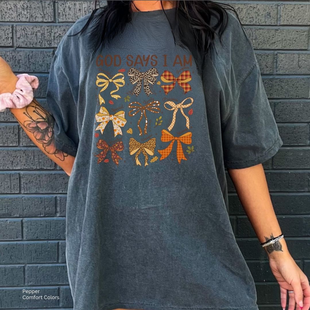God Says I Am Unisex Tshirt