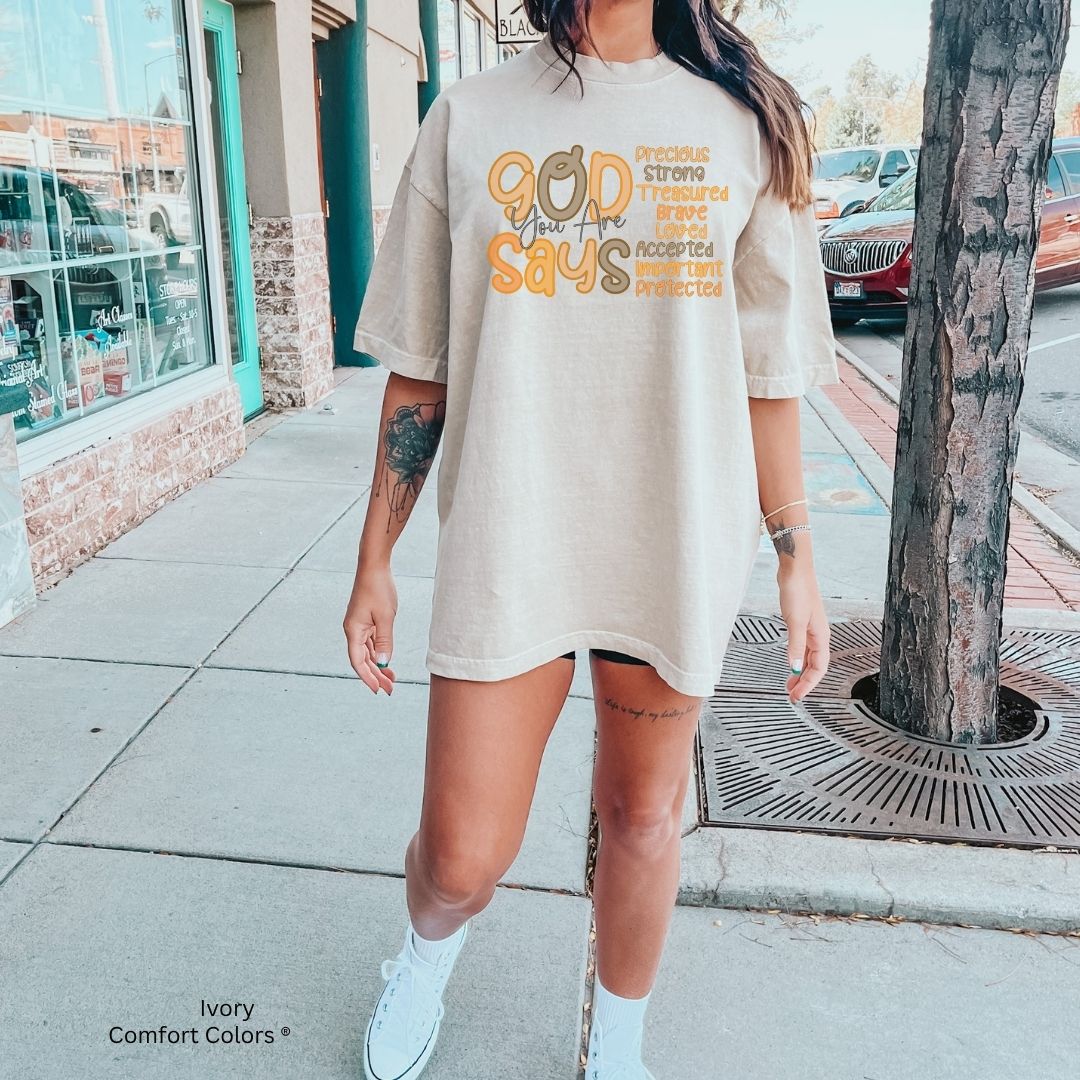 God Says You Are Fall Vibes Unisex T-Shirt -