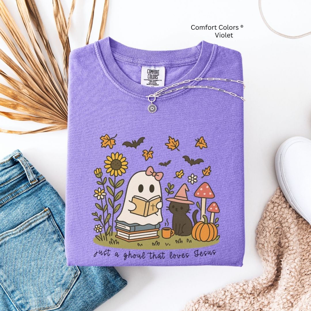Just a Ghoul Ghost Unisex Tshirt