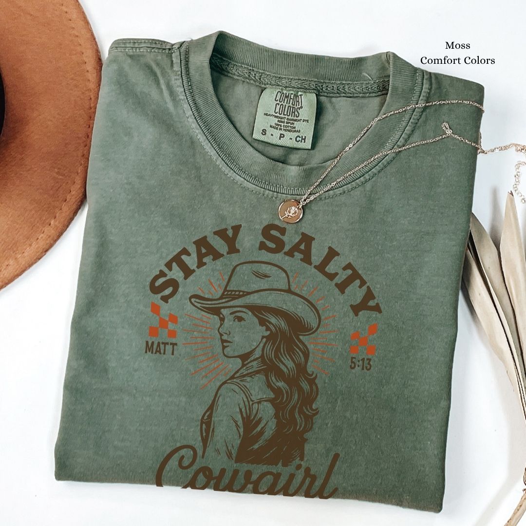 Stay Salty Cowgirl Unisex Tshirt