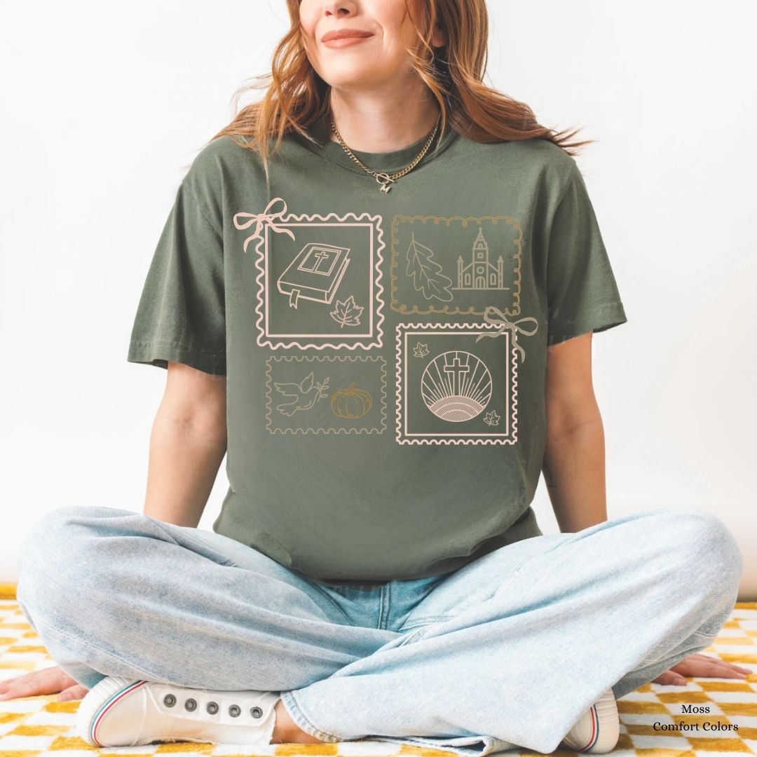 Fall Faith Stamps Unisex Tshirt