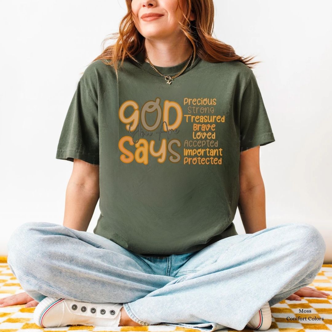 God Says You Are Fall Vibes Unisex T-Shirt -