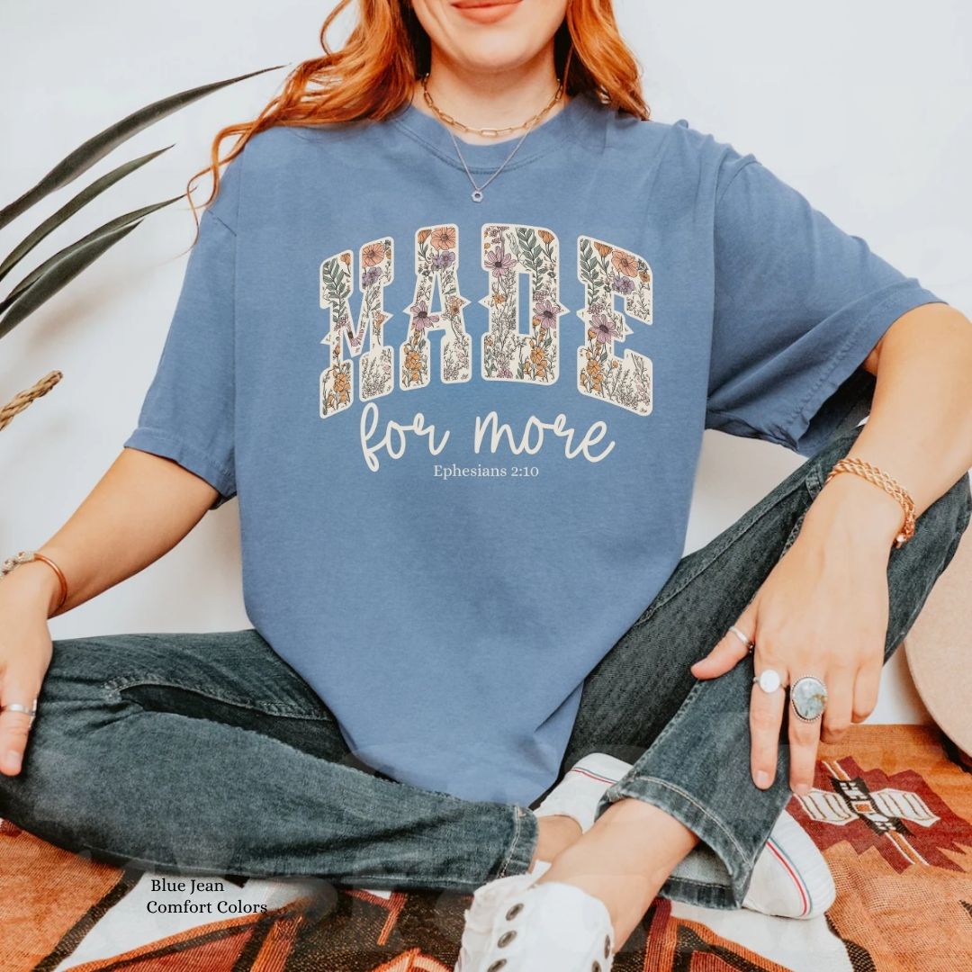 Made for More β Boho Floral Faith Tee Unisex Shirt