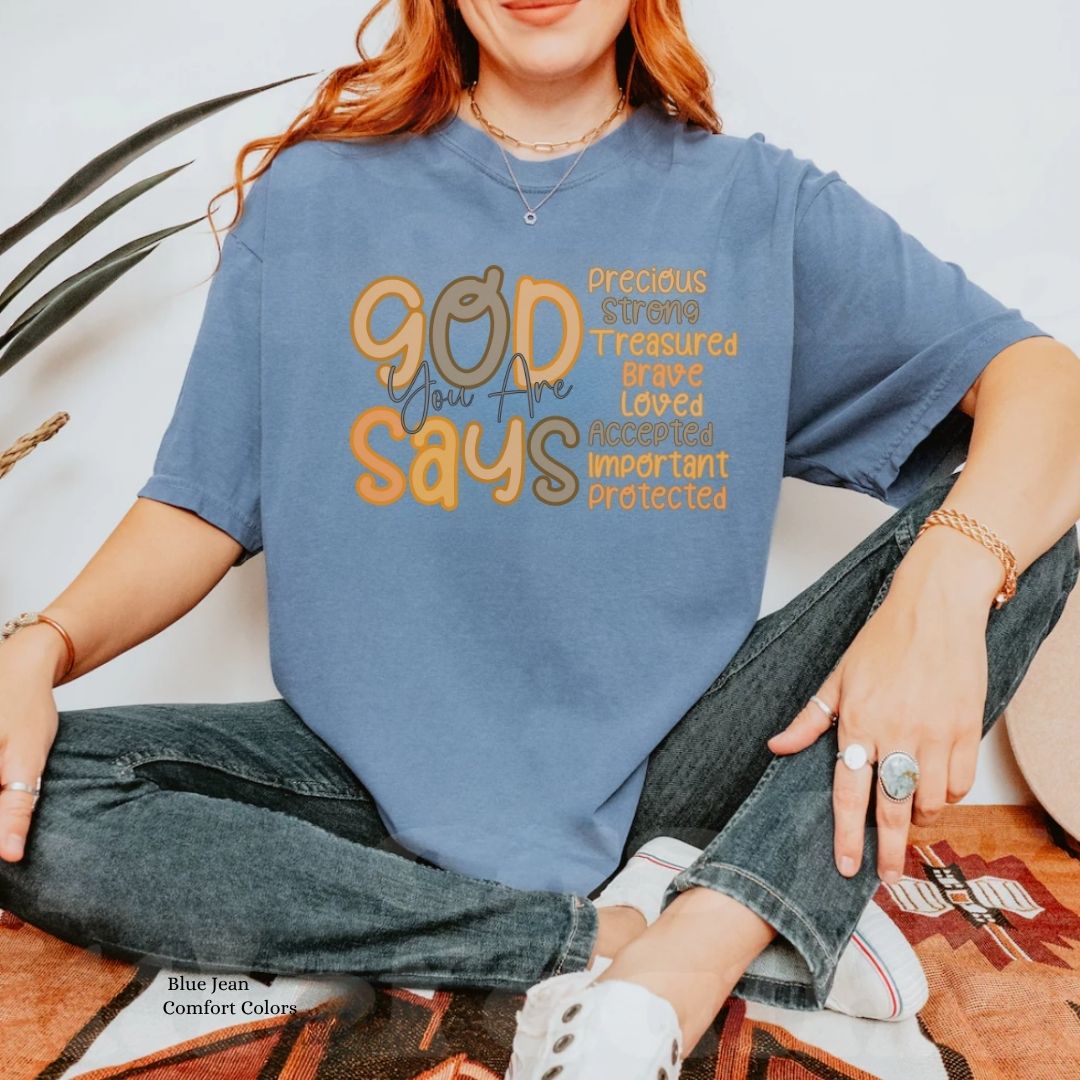 God Says You Are Fall Vibes Unisex T-Shirt -