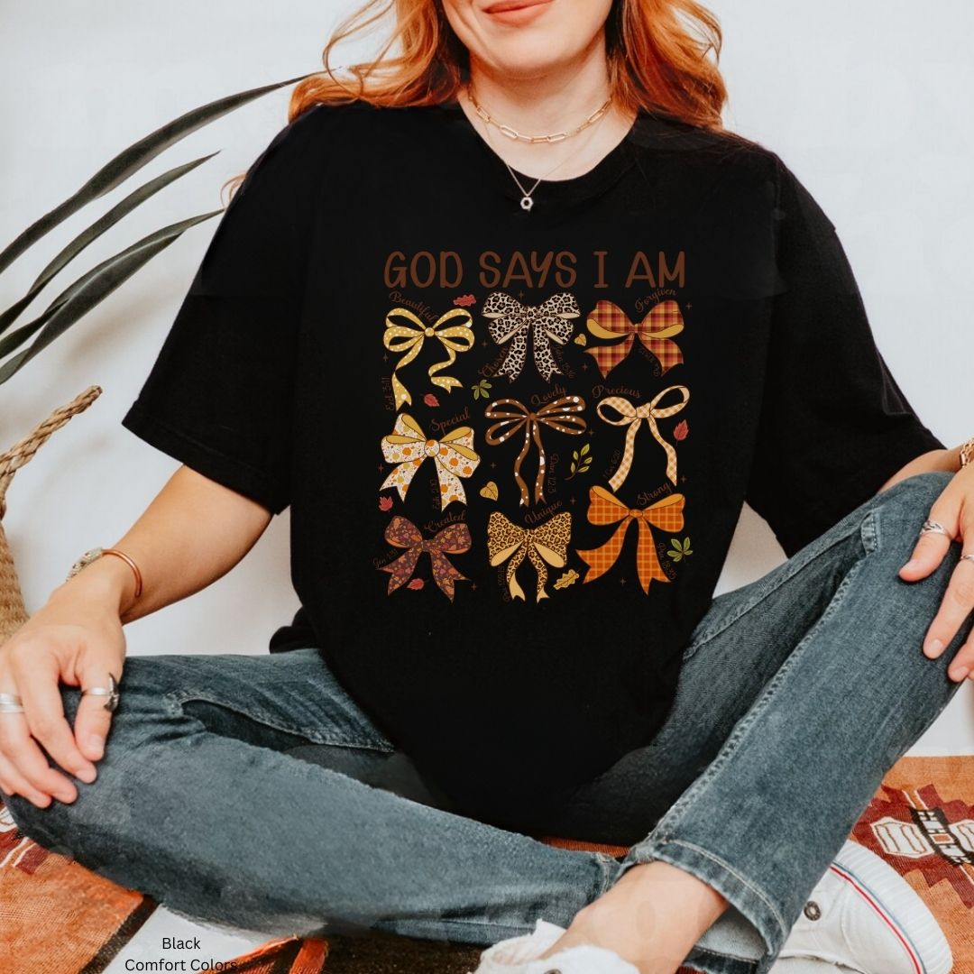 God Says I Am Unisex Tshirt
