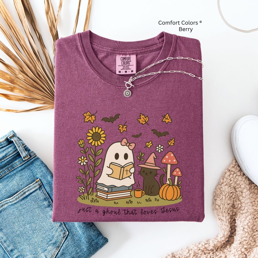 Just a Ghoul Ghost Unisex Tshirt