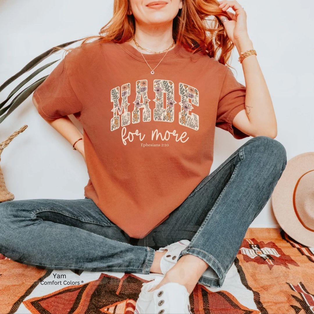 Made for More β Boho Floral Faith Tee Unisex Shirt