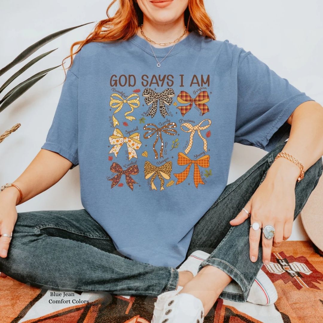 God Says I Am Unisex Tshirt
