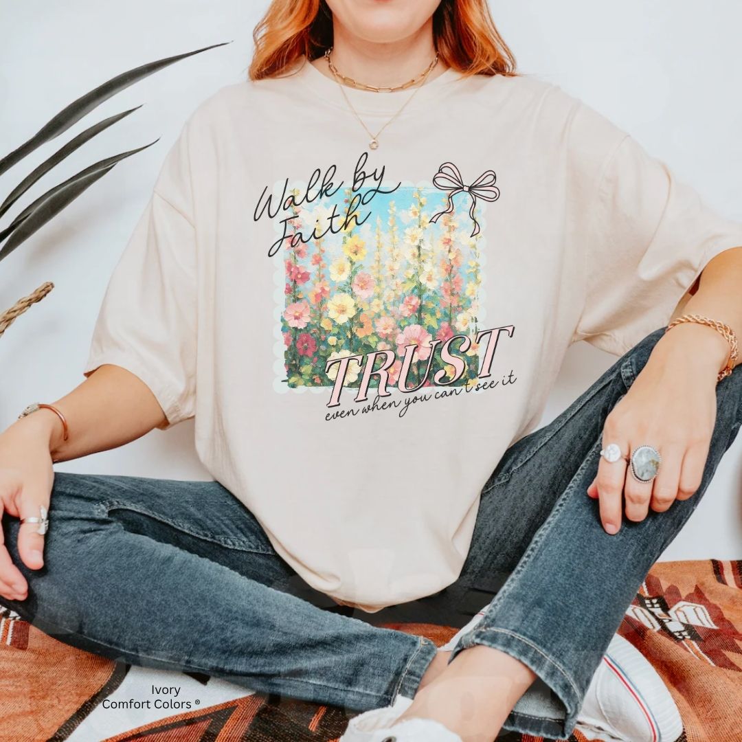 Walk by Faith Unisex Tshirt