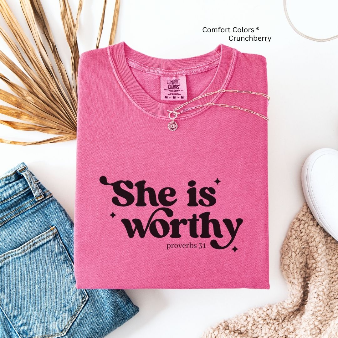 She is Worthy Unisex Tshirt