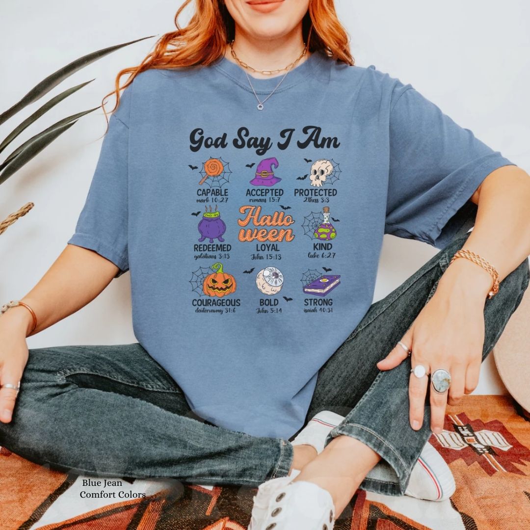 God Says I Am Halloween Unisex Tshirt
