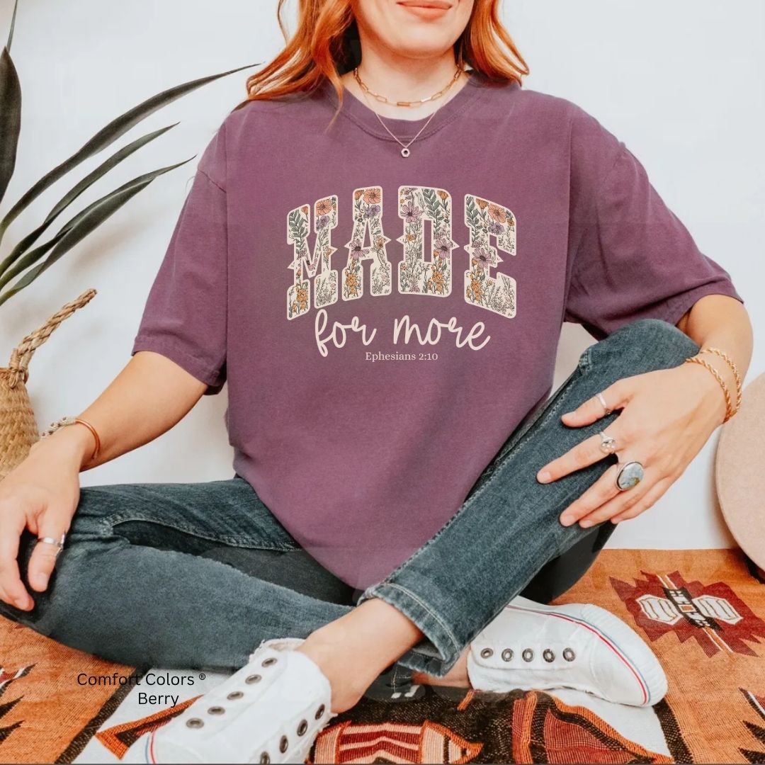 Made for More β Boho Floral Faith Tee Unisex Shirt