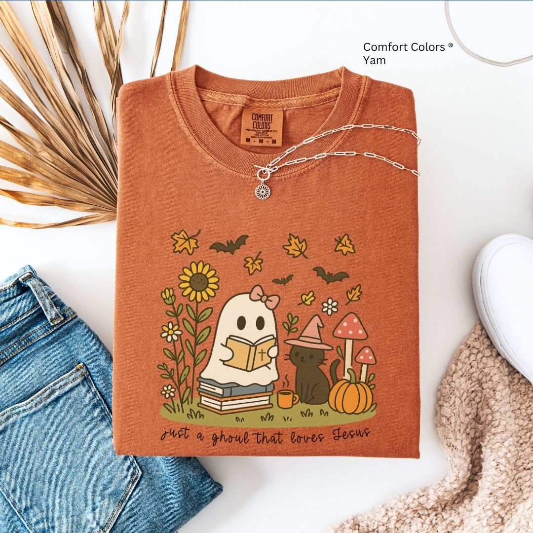 Just a Ghoul Ghost Unisex Tshirt
