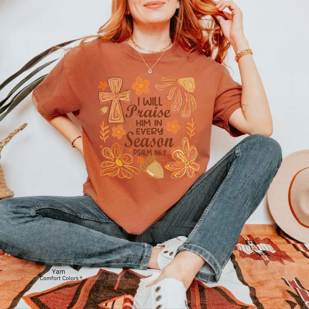 Praise Him Season Unisex Tshirt