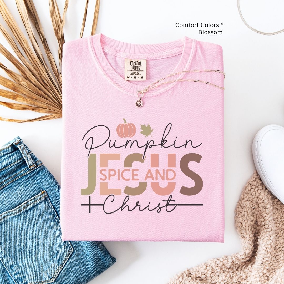 Pumpkin Spice and Jesus Unisex Tshirt
