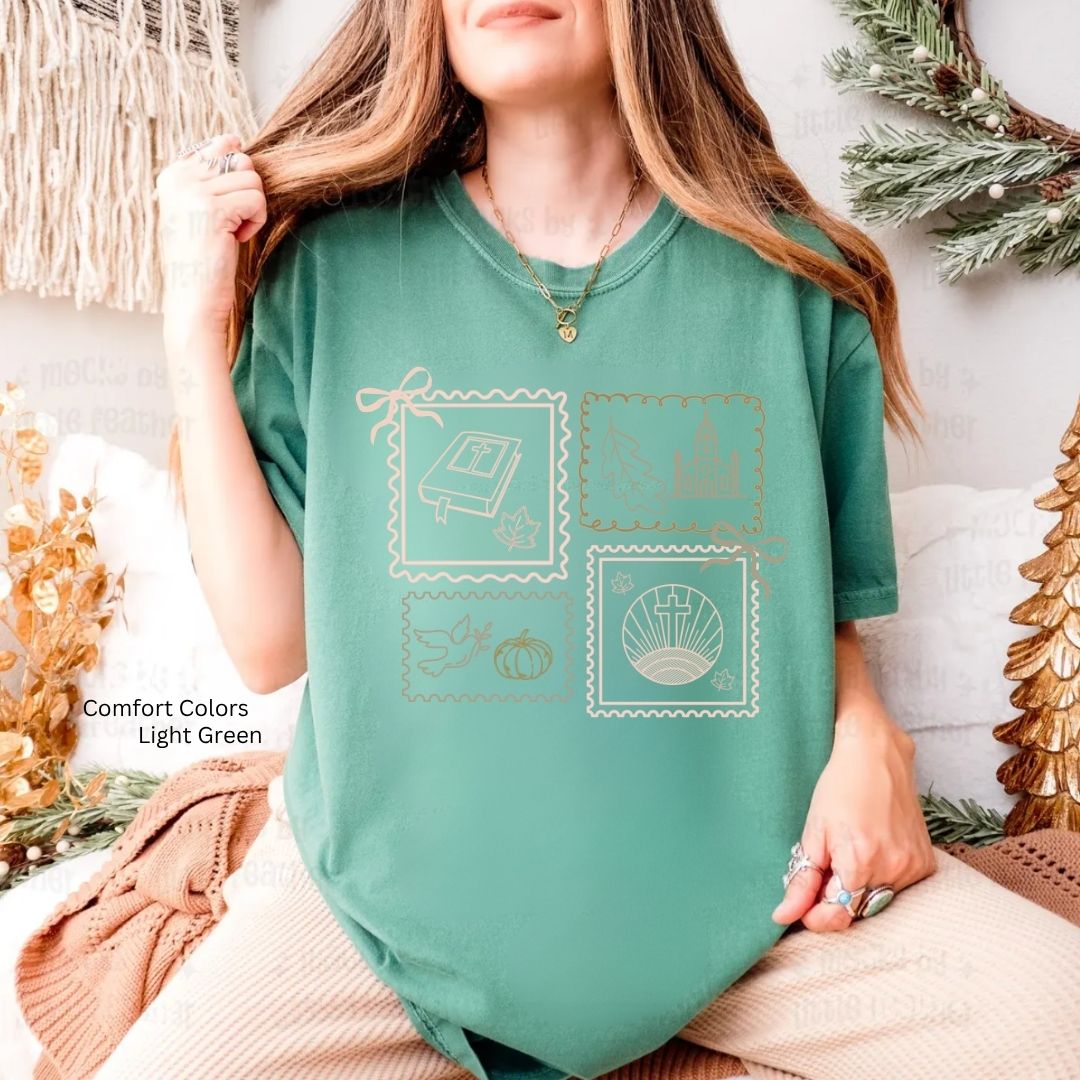 Fall Faith Stamps Unisex Tshirt