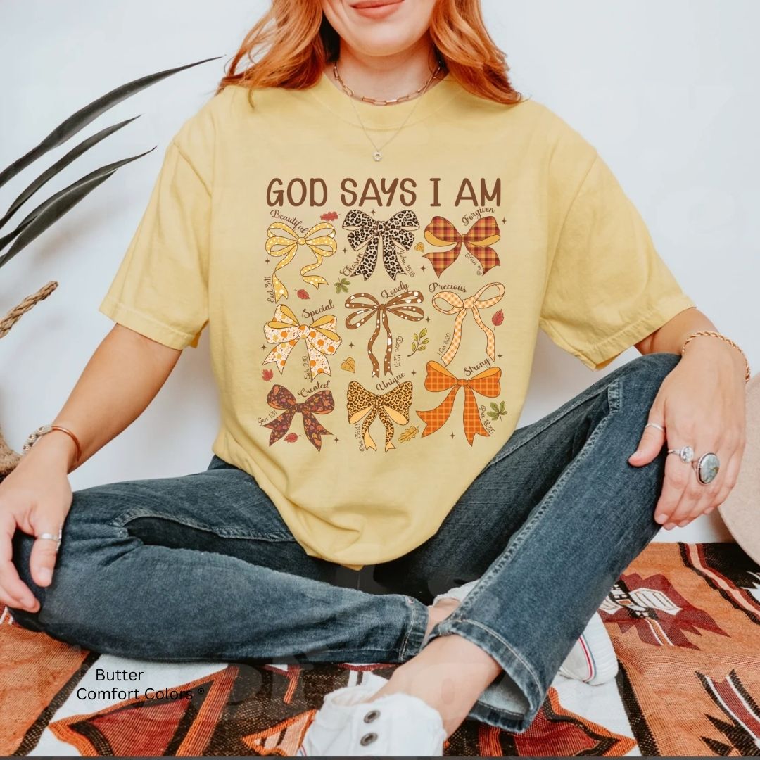 God Says I Am Unisex Tshirt