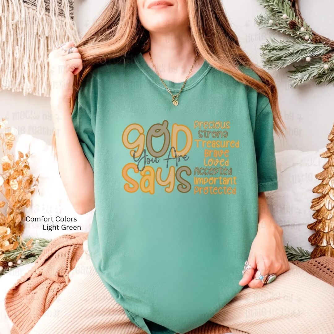 God Says You Are Fall Vibes Unisex T-Shirt -