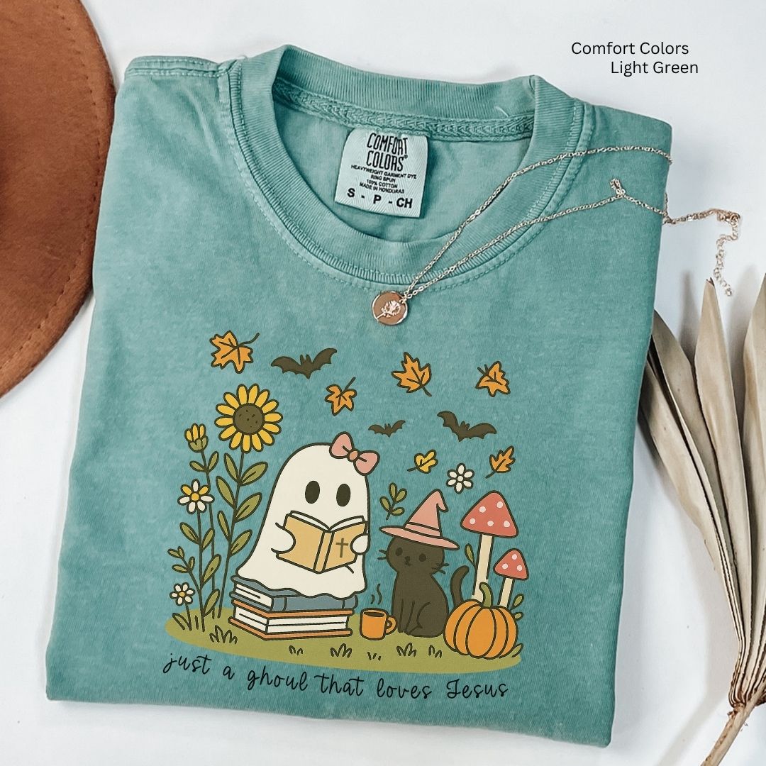 Just a Ghoul Ghost Unisex Tshirt