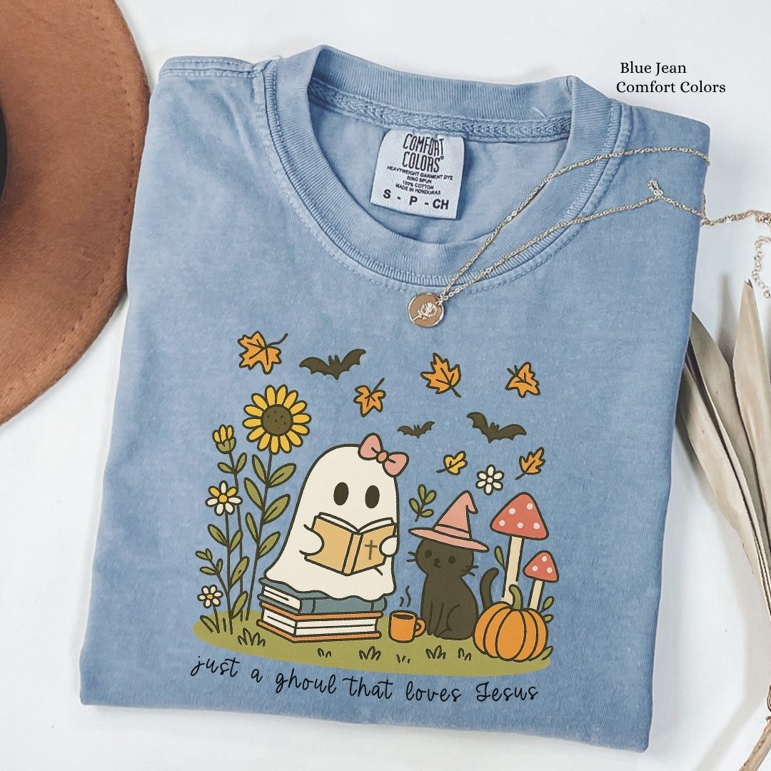 Just a Ghoul Ghost Unisex Tshirt