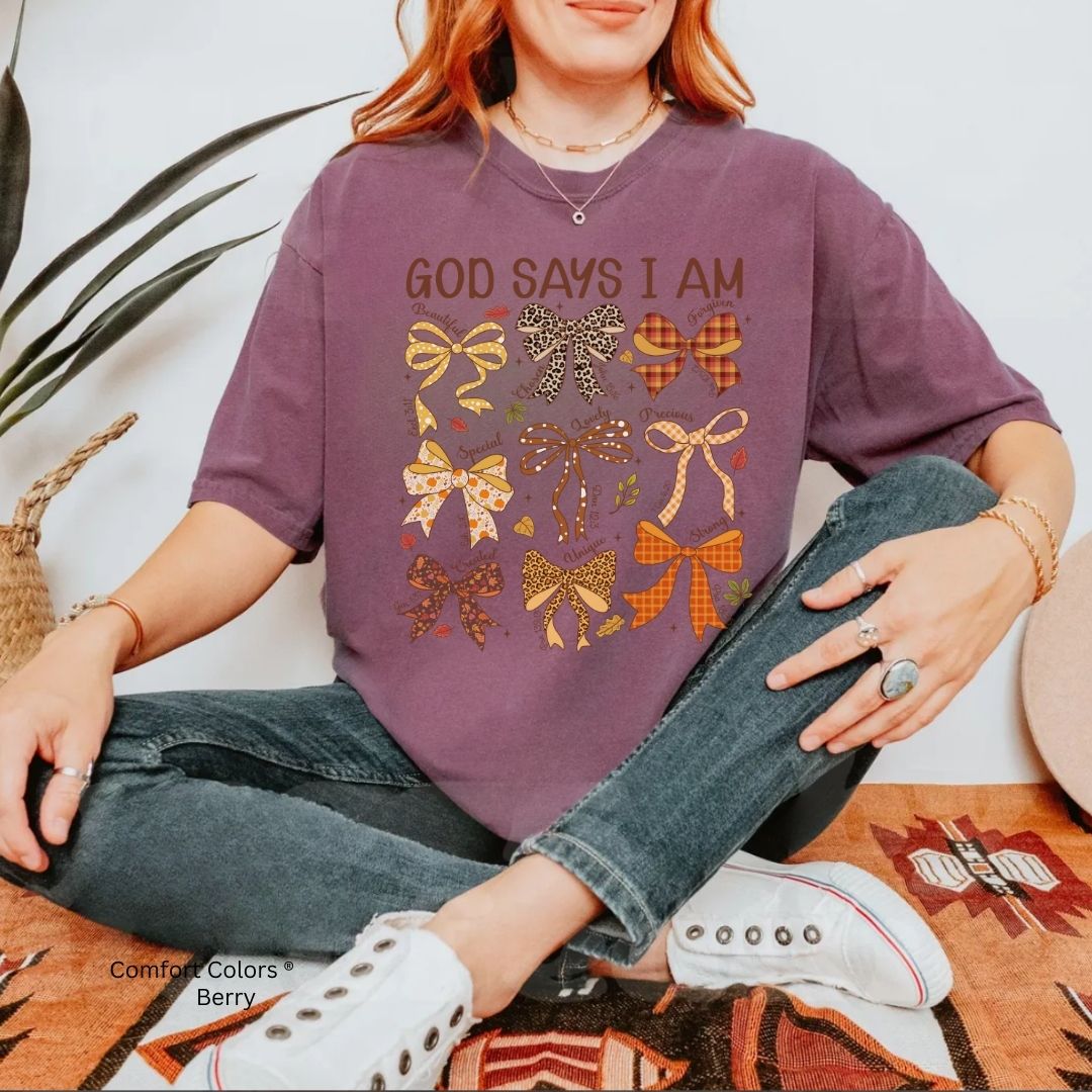 God Says I Am Unisex Tshirt