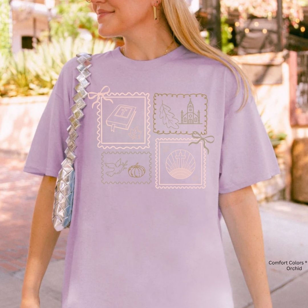 Fall Faith Stamps Unisex Tshirt