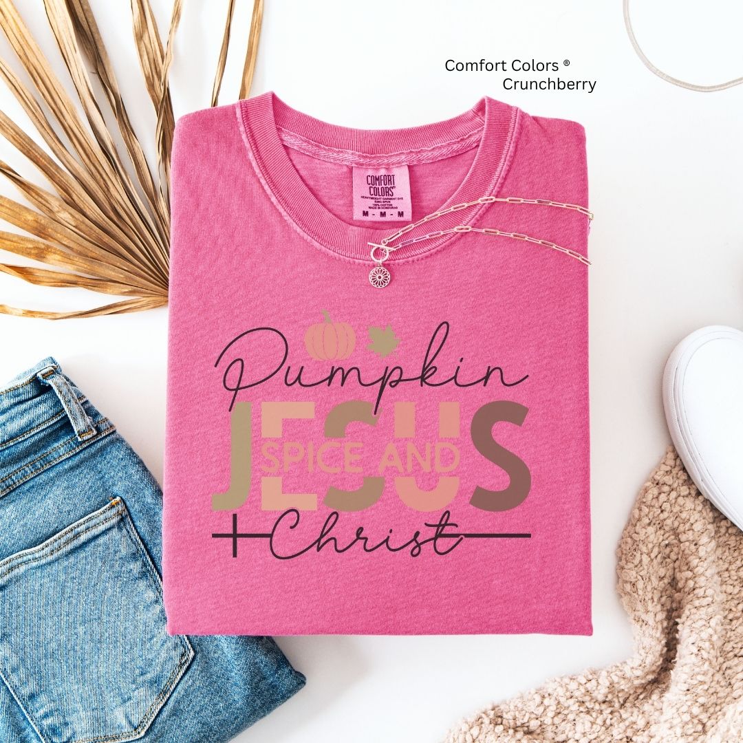 Pumpkin Spice and Jesus Unisex Tshirt
