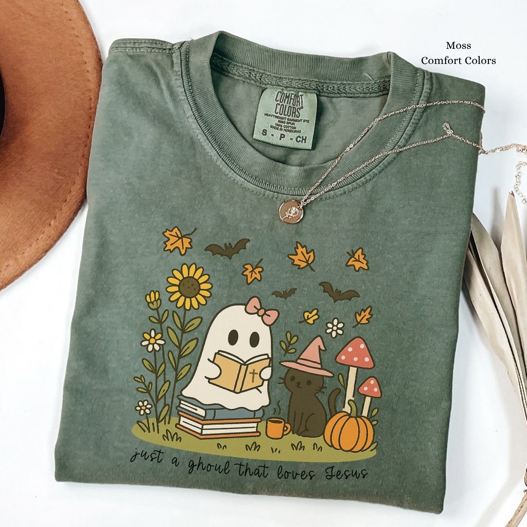 Just a Ghoul Ghost Unisex Tshirt