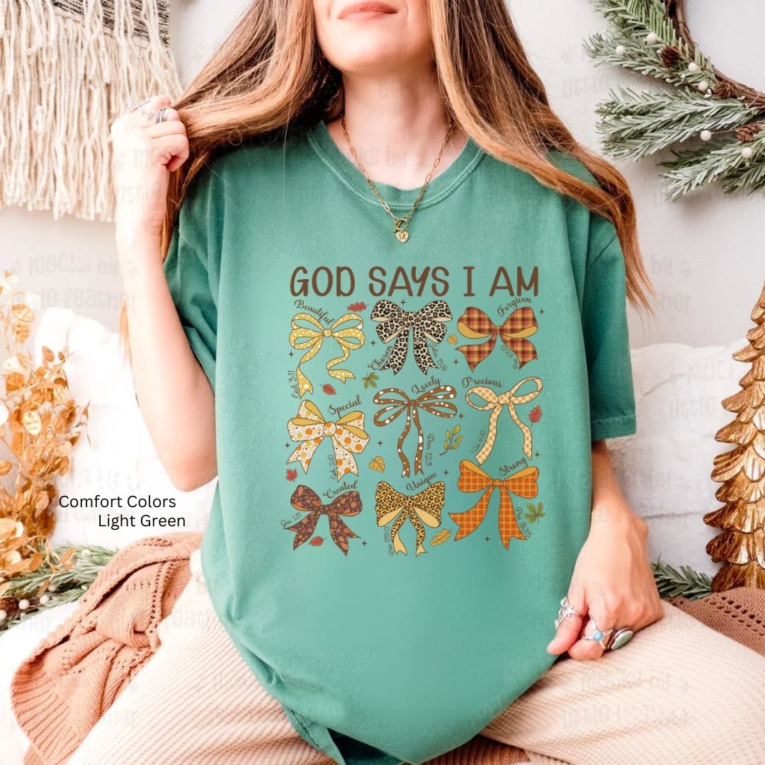 God Says I Am Unisex Tshirt